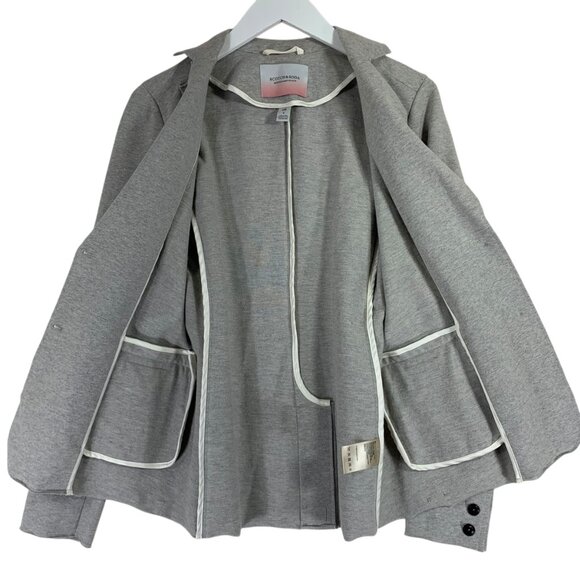 Scotch&Soda Blazer Womens Light Gray Size small - Picture 10 of 12